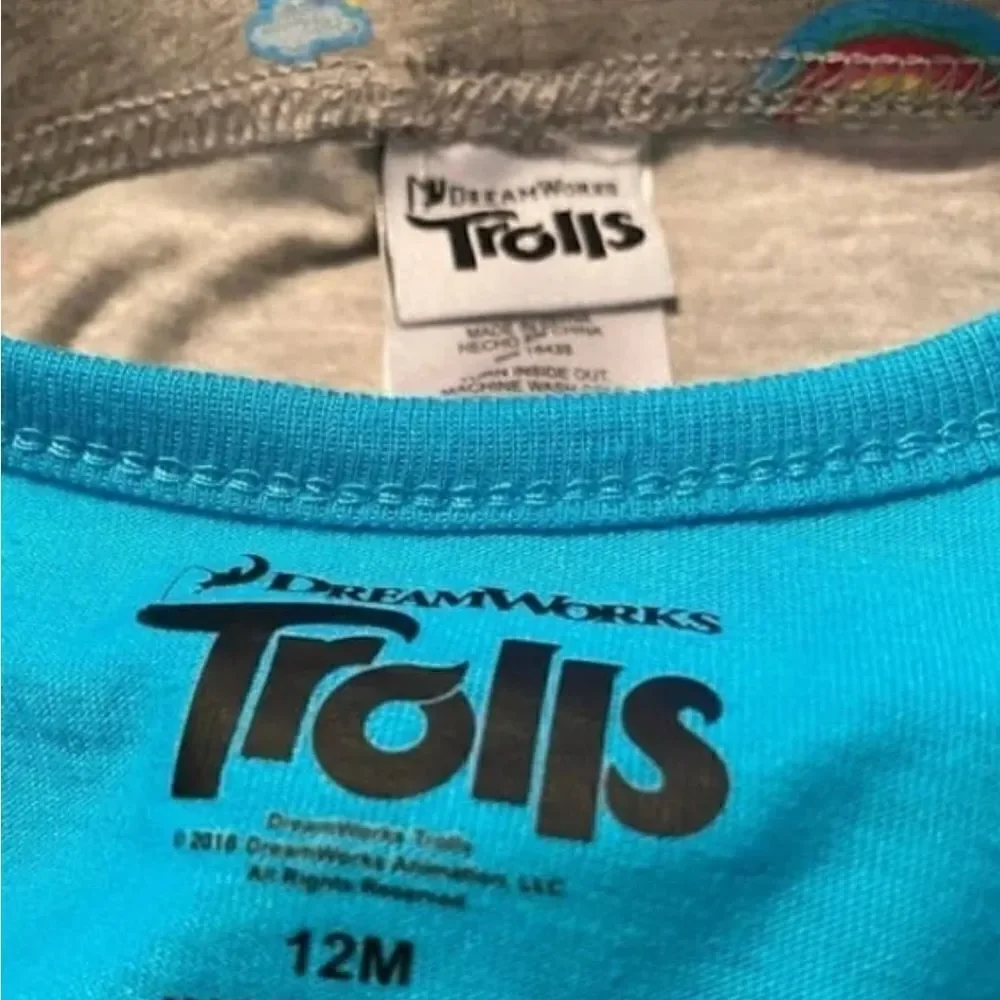 DREAMWORKS TROLLS 12 Month 2 Piece Pajamas